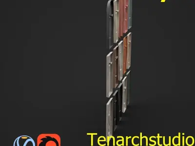 Tenarchstudio wall decor mask render ready  3D model