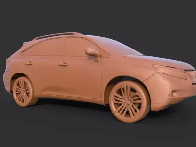 Lexus LX450 3D print model