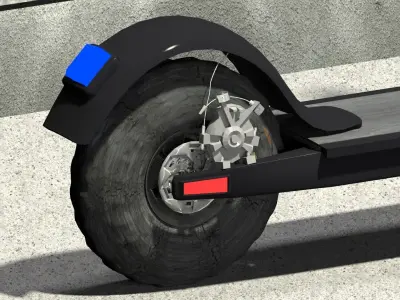 scooter electric for gta 3D model