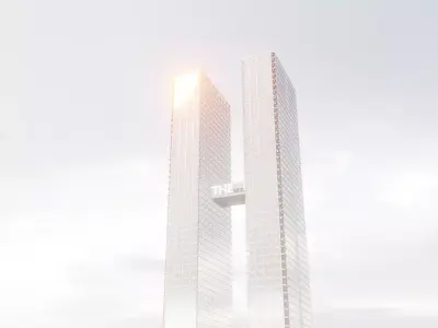 The H tower 3D model