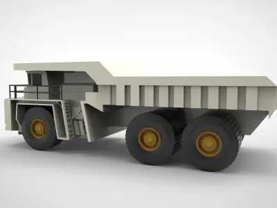 Terex MT6300AC Mining Truck 3D model