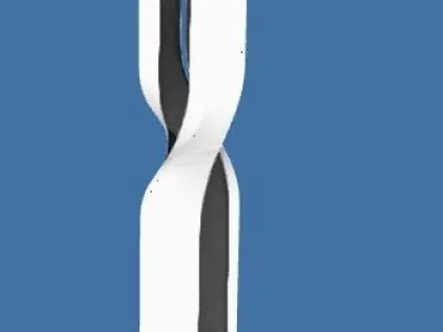twisted tower skin  Free 3D model