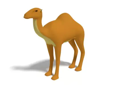 Cartoon Camel 3D model