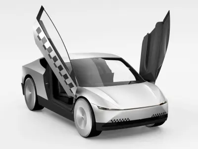 Tesla Robotaxi 3D model