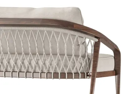 sette garden rako sofa 3D model