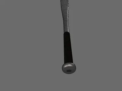 Baseball bat Low-poly 3D model