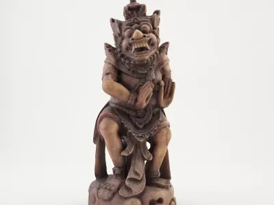 BARONG BALI STATUE - CGTRADER Low-poly 3D model