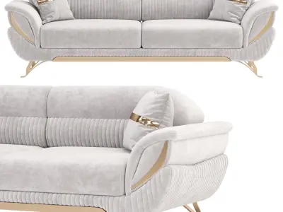 Sidneysal 97 Wide Extendable Sofa 3D model
