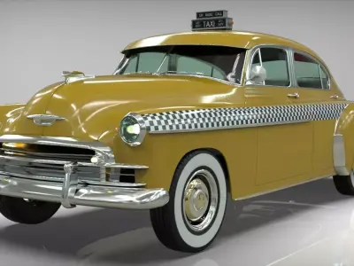 FLEETLINE TAXI 1949 3D model
