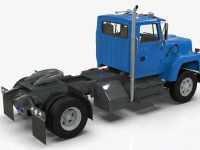 L9000 Daycab Single axle Truck 3D model