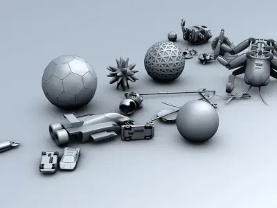 Playground C4D 3D model