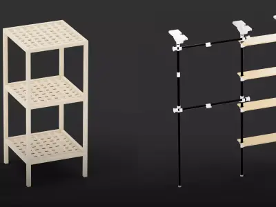 Shelf Model Collection 375 3D model