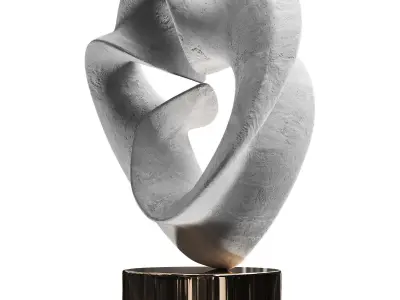 Arabesque Low-poly 3D model