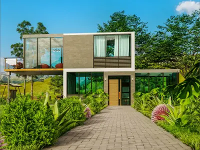  New Modern House 3D model