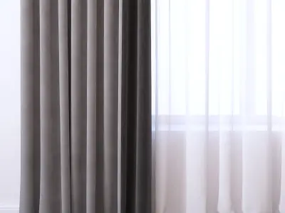 Set 94 Curtains 3D model