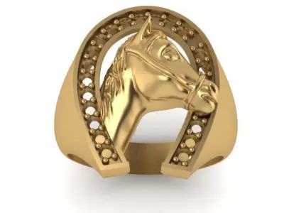 horse ring 3D print model