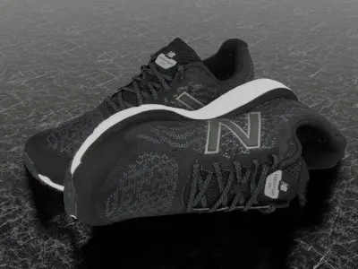 NEW BALANCE 680  3D SHOES Low-poly 3D model