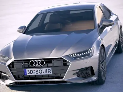 Audi A7 Sportback 2018 3D model