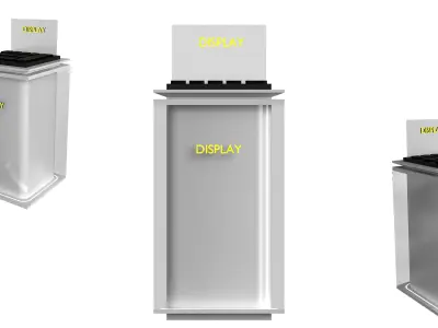 Totem Glass Display 3D model