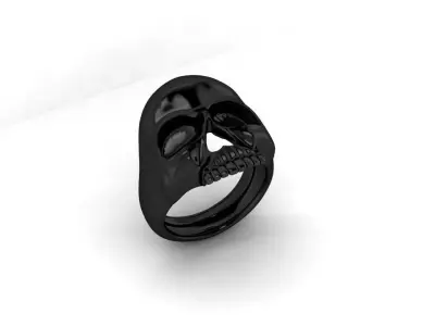 Skull-Ring-R4000 3D print model