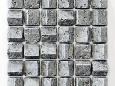 Stone tile angle block n1 3D model