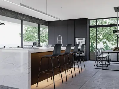Modern living - C2 3D model