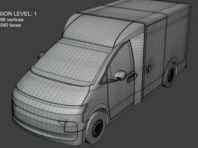 Hyundai ST1 van 3D model