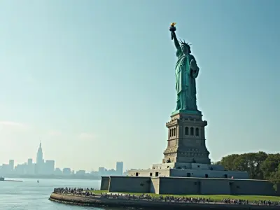 Statue of Liberty 3D Model lowpoly Low-poly 3D model