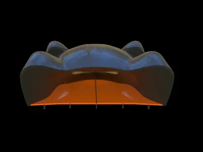 McLaren Porsche Honda Hyundai MG Remote High-Speed Racing Car  Low-poly 3D model