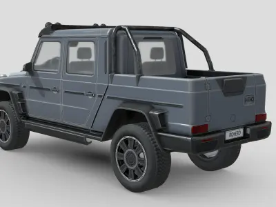 Brabus 800 XLP Low-poly 3D model