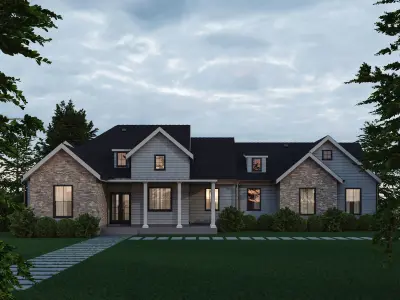  Residential-Building-vol-01-Plan Low-poly 3D model