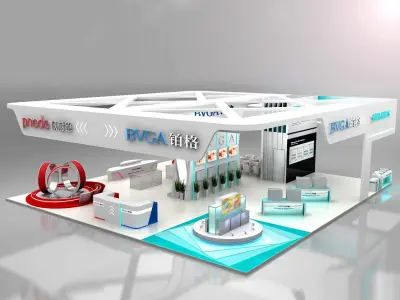 Exhibition - Area - 12X15-3DMAX2012-04 3D model