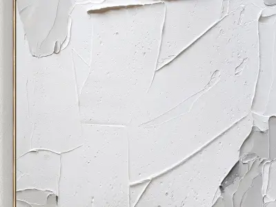 Plaster Two Photo Frame 222 Low-poly 3D model