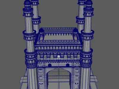 Indian temple 3D model buy