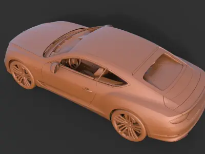 Bentley Continental 2018 3D print model