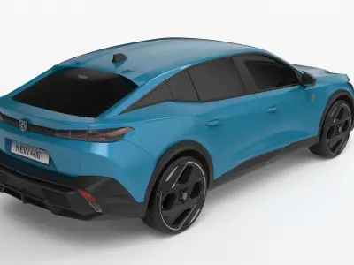 Peugeot 408 3D model