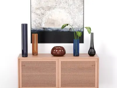 Decor set -No10- Reflex Vase By Sidebar 3D model