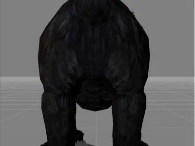 Bear v2 Low-poly 3D model