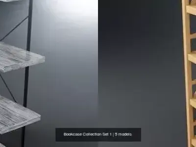 Bookcase Collection Set 1 shelving unit