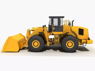Wheel Loader 02  3D model