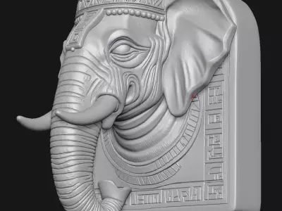 elephant 3D print model