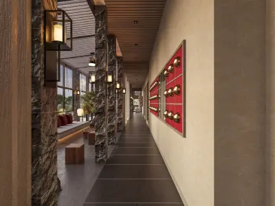 chinese interior 3D model