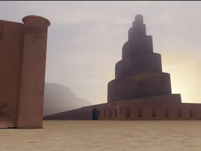 Malwia Samarra 3D model