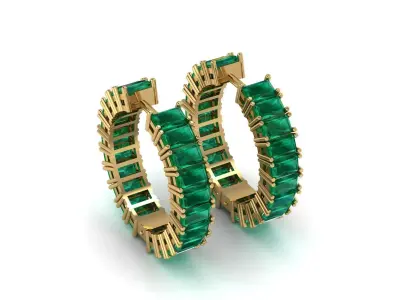 earrings jewelry 3D print model 3D print model