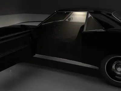Chevrolet Camaro SS 1969 Rigged 3D model