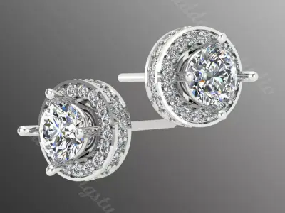 Earrings ri18 3D print model