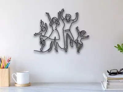 Family Wall Art 3D print model