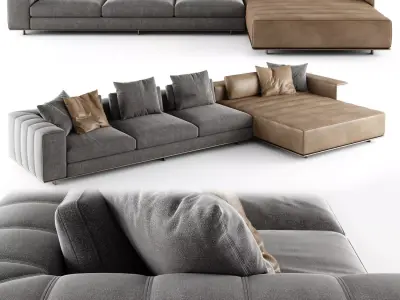 Freeman Sofa 05 3D model