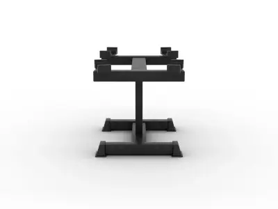 Adjustable Dumbbell 3D model