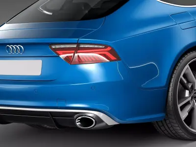 Audi RS7 Sportback Performance 2016 3D model